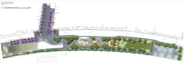 Moe Rail Project Stage Concept plan