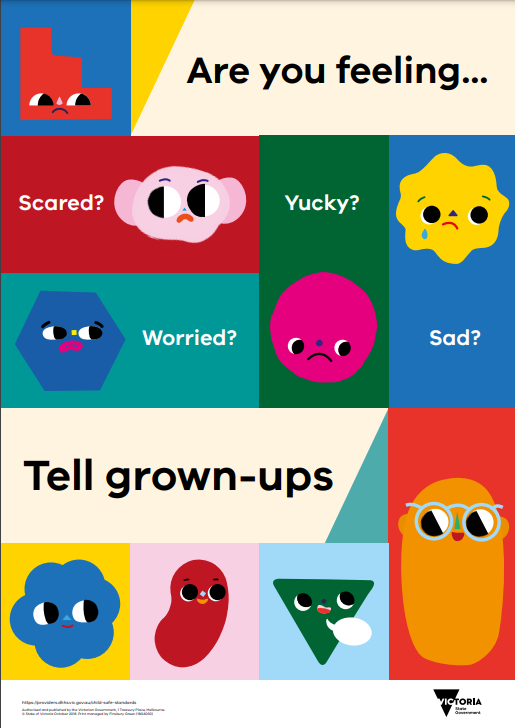 Child Safe Standards poster (Image)