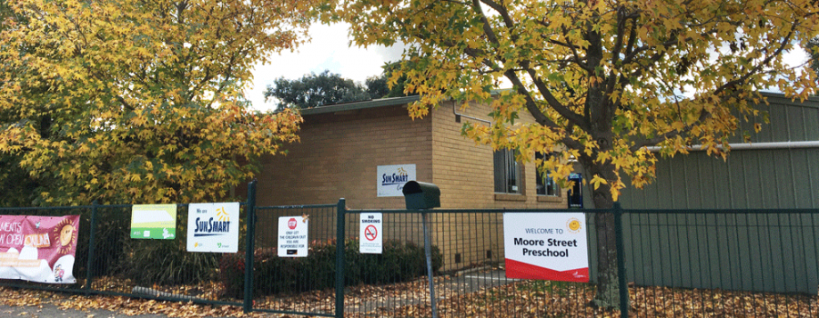 Moore Street Preschool, view from street