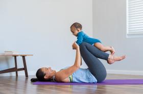 Parent and Bub Yoga