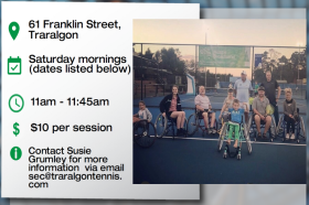 Wheelchair Tennis - Traralgon Tennis Association