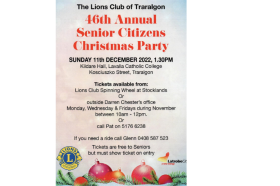 Senior Citizens Xmas Lunch